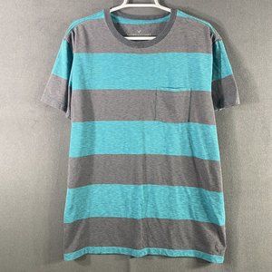 American Eagle Outfitters Regular XL T-Shirt Multicolor Men Classic Striped